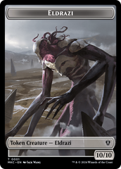 Eldrazi // Tiny Double-Sided Token [Murders at Karlov Manor Commander Tokens] | Jack's On Queen