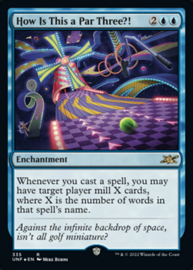How Is This a Par Three?! (Galaxy Foil) [Unfinity] | Jack's On Queen