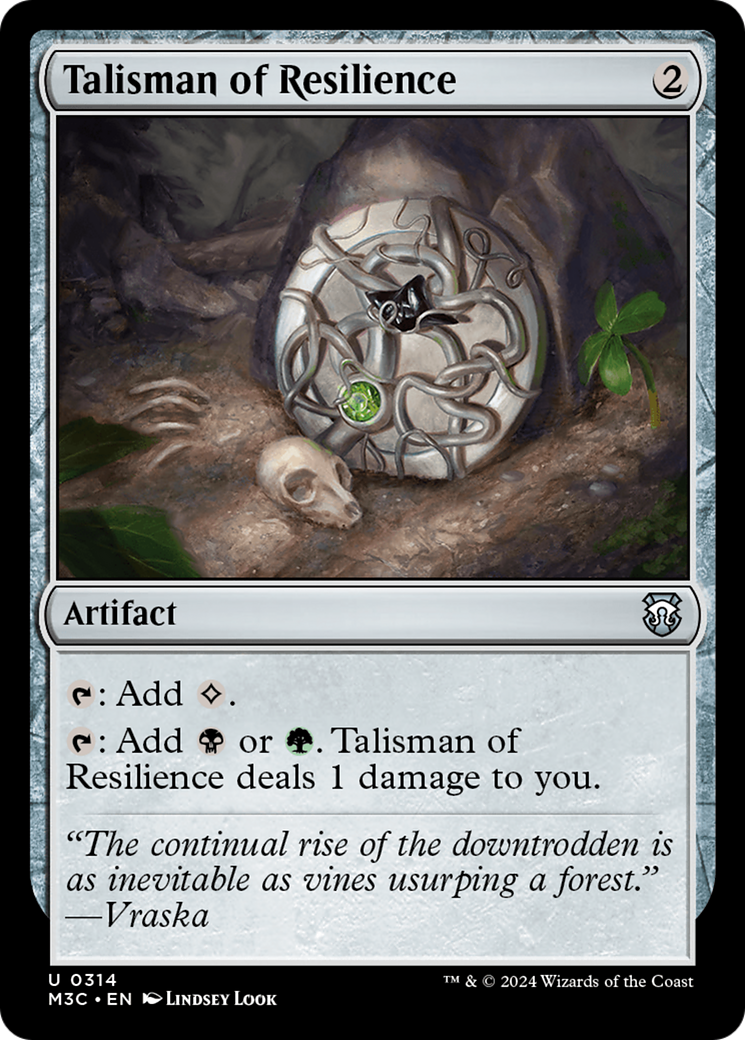 Talisman of Resilience (Ripple Foil) [Modern Horizons 3 Commander] | Jack's On Queen
