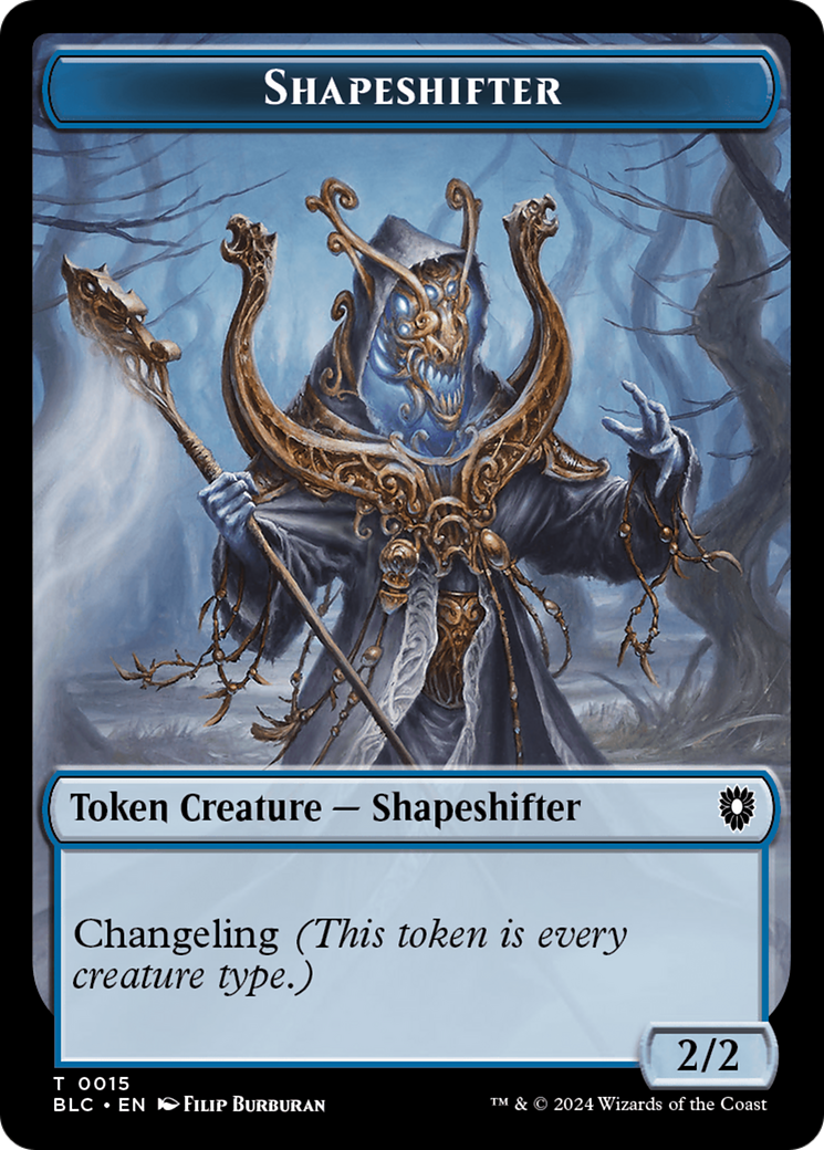 Pest // Shapeshifter Double-Sided Token [Bloomburrow Commander Tokens] | Jack's On Queen