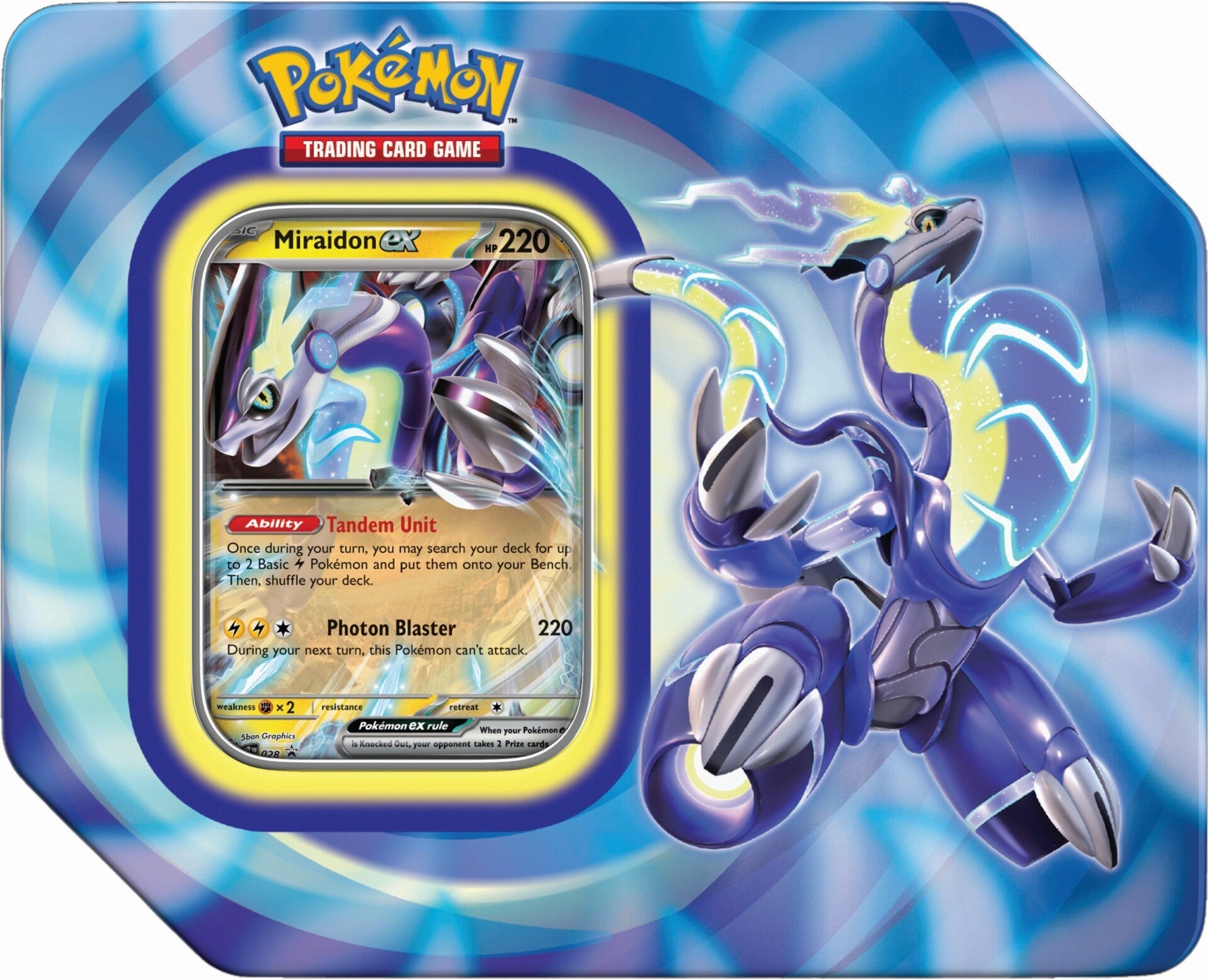 Paldea Legends Tins (Miraidon ex) | Jack's On Queen