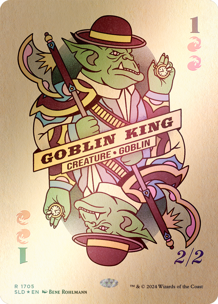 Goblin King (1705) (Rainbow Foil) [Secret Lair Drop Series] | Jack's On Queen