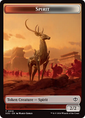 Inkling (0006) // Spirit (0010) Double-Sided Token [Secrets of Strixhaven Tokens] | Jack's On Queen