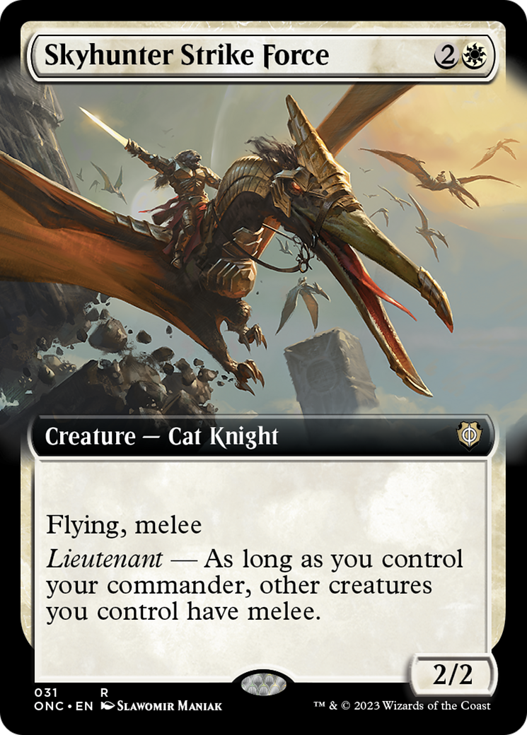 Skyhunter Strike Force (Extended Art) [Phyrexia: All Will Be One Commander] | Jack's On Queen