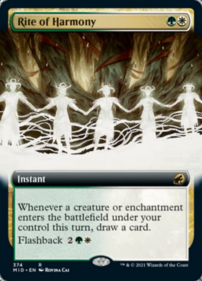 Rite of Harmony (Extended Art) [Innistrad: Midnight Hunt] | Jack's On Queen