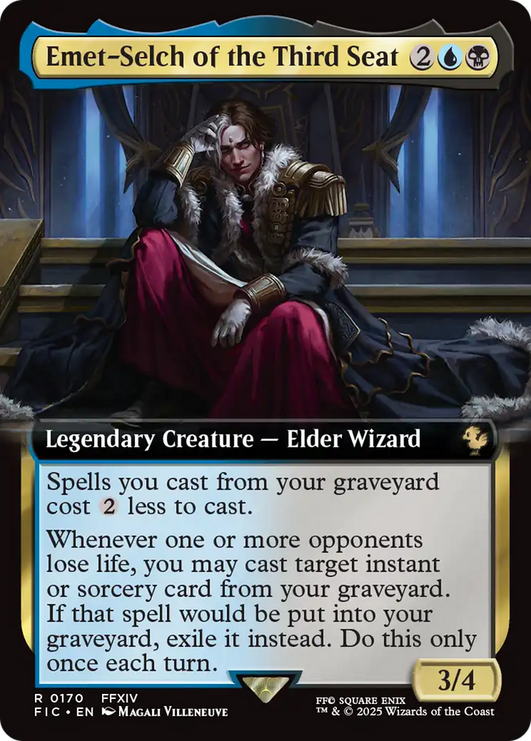 Emet-Selch of the Third Seat (Extended Art) [FINAL FANTASY Commander] | Jack's On Queen