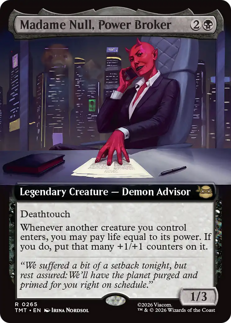 Madame Null, Power Broker (Extended Art) [Teenage Mutant Ninja Turtles] | Jack's On Queen