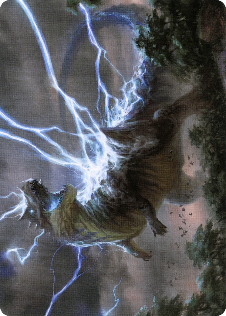 Thrasta, Tempest's Roar Art Card (41) [Modern Horizons 2 Art Series] | Jack's On Queen