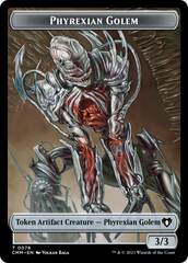 Phyrexian Golem // Ox Double-Sided Token [Commander Masters Tokens] | Jack's On Queen