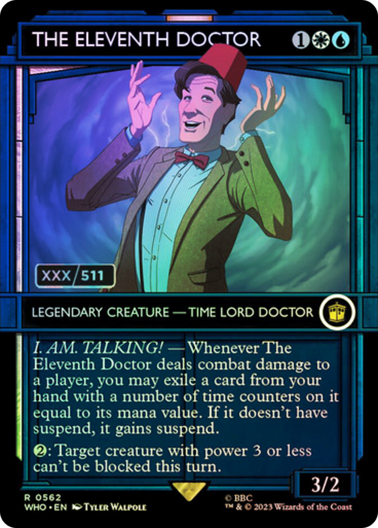 The Eleventh Doctor (Serial Numbered) [Doctor Who] | Jack's On Queen