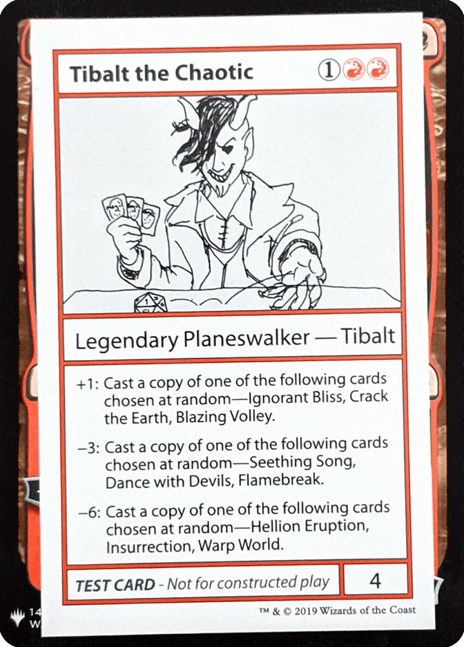 Tibalt the Chaotic [Mystery Booster Playtest Cards] | Jack's On Queen