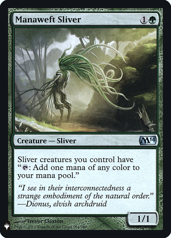 Manaweft Sliver [Mystery Booster] | Jack's On Queen