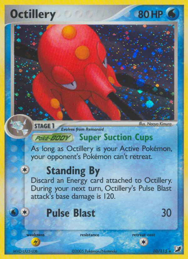 Octillery (10/115) [EX: Unseen Forces] | Jack's On Queen