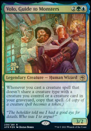 Volo, Guide to Monsters [Dungeons & Dragons: Adventures in the Forgotten Realms Prerelease Promos] | Jack's On Queen