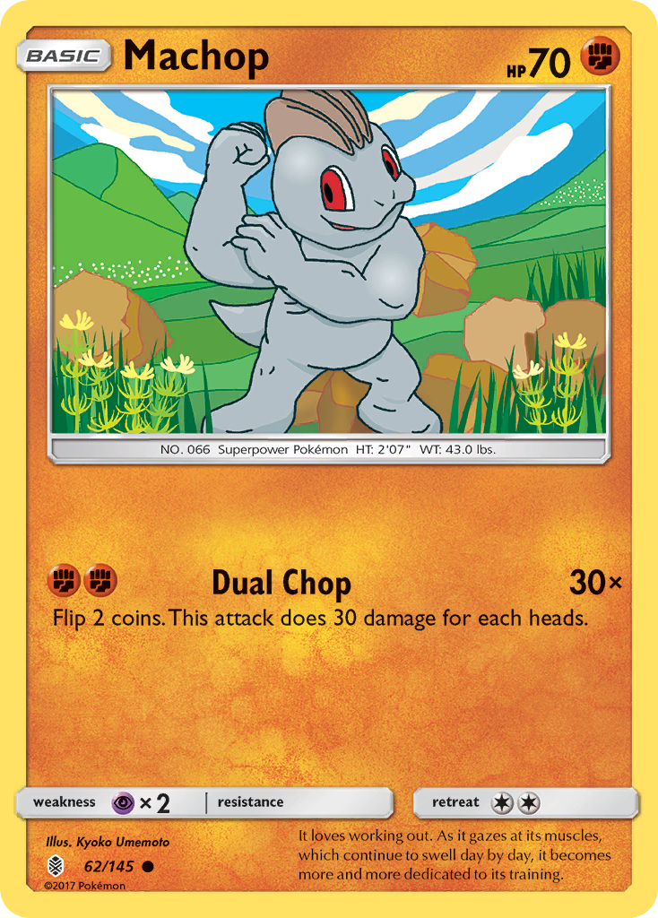 Machop (62/145) [Sun & Moon: Guardians Rising] | Jack's On Queen