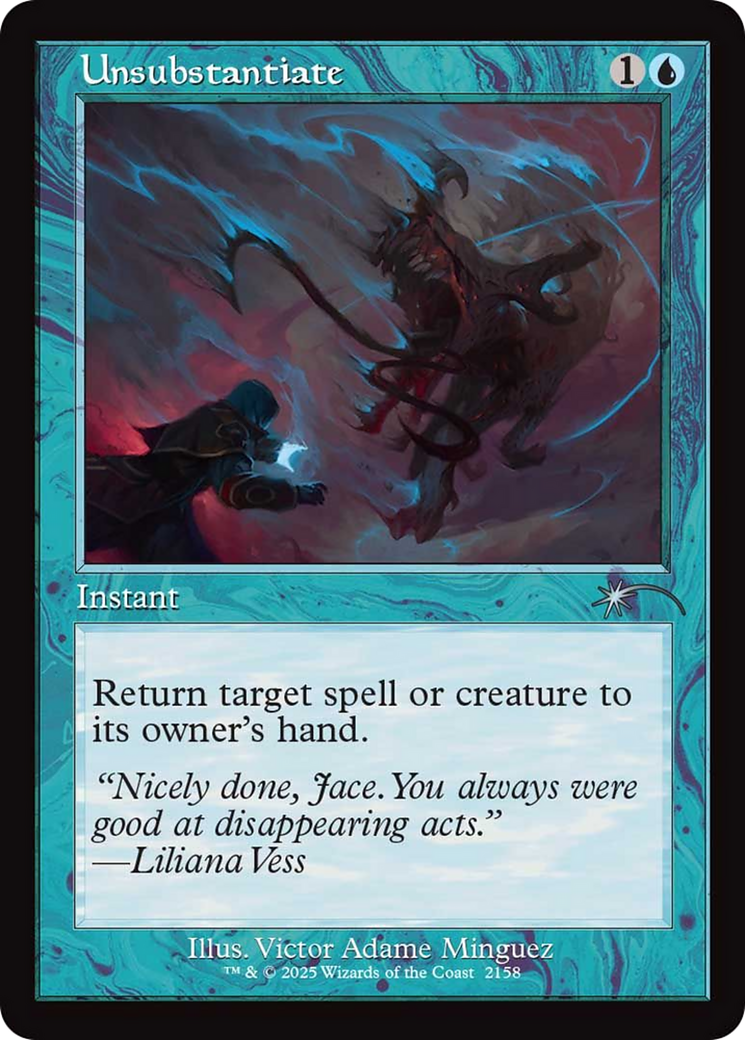 Unsubstantiate (Retro Frame) [Secret Lair Drop Series] | Jack's On Queen