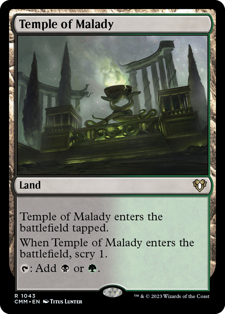 Temple of Malady [Commander Masters] | Jack's On Queen