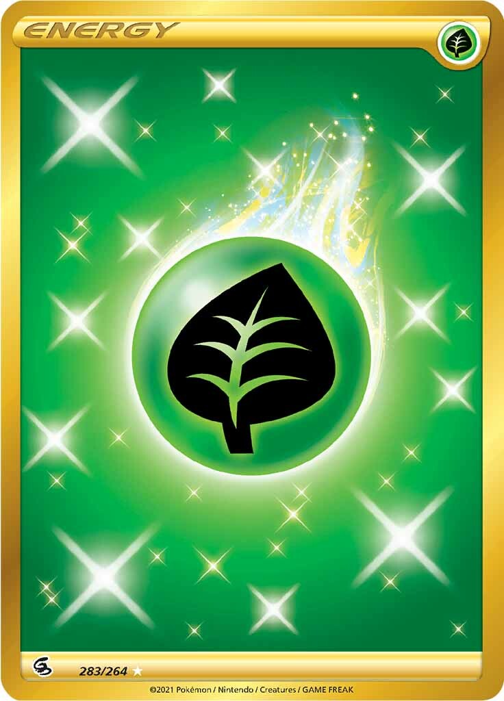 Grass Energy (283/264) [Sword & Shield: Fusion Strike] | Jack's On Queen