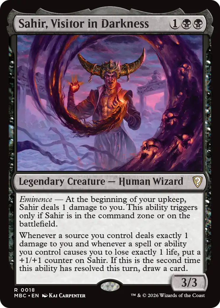 Sahir, Visitor in Darkness [Mystery Booster: Commander Edition] | Jack's On Queen