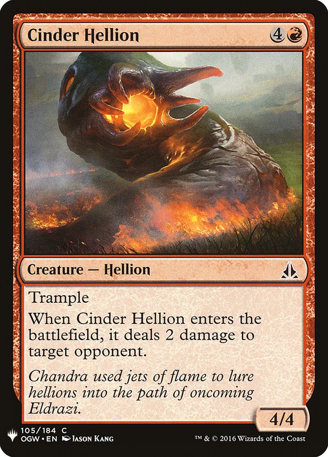 Cinder Hellion [Mystery Booster] | Jack's On Queen