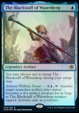 The Blackstaff of Waterdeep [Dungeons & Dragons: Adventures in the Forgotten Realms Prerelease Promos] | Jack's On Queen