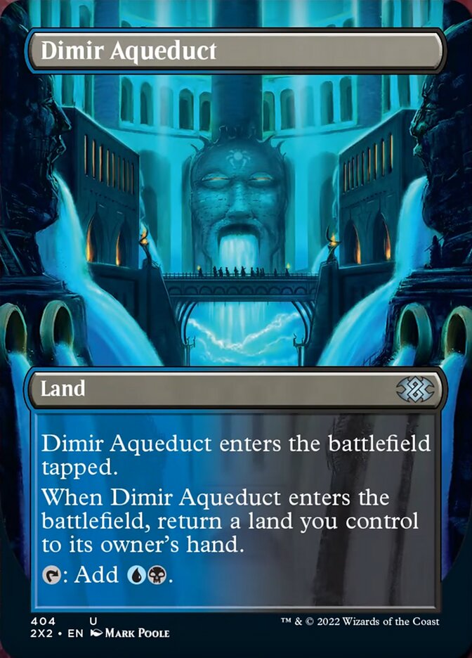 Dimir Aqueduct (Borderless Alternate Art) [Double Masters 2022] | Jack's On Queen