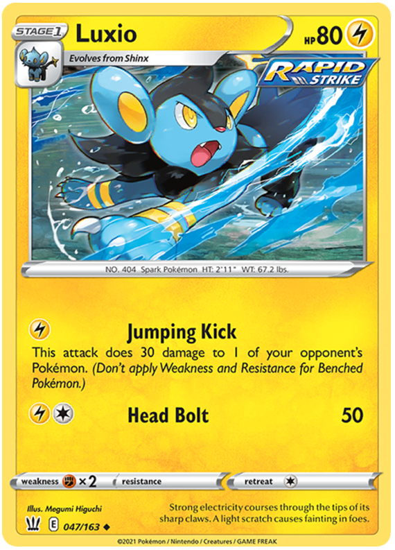 Luxio (047/163) [Sword & Shield: Battle Styles] | Jack's On Queen