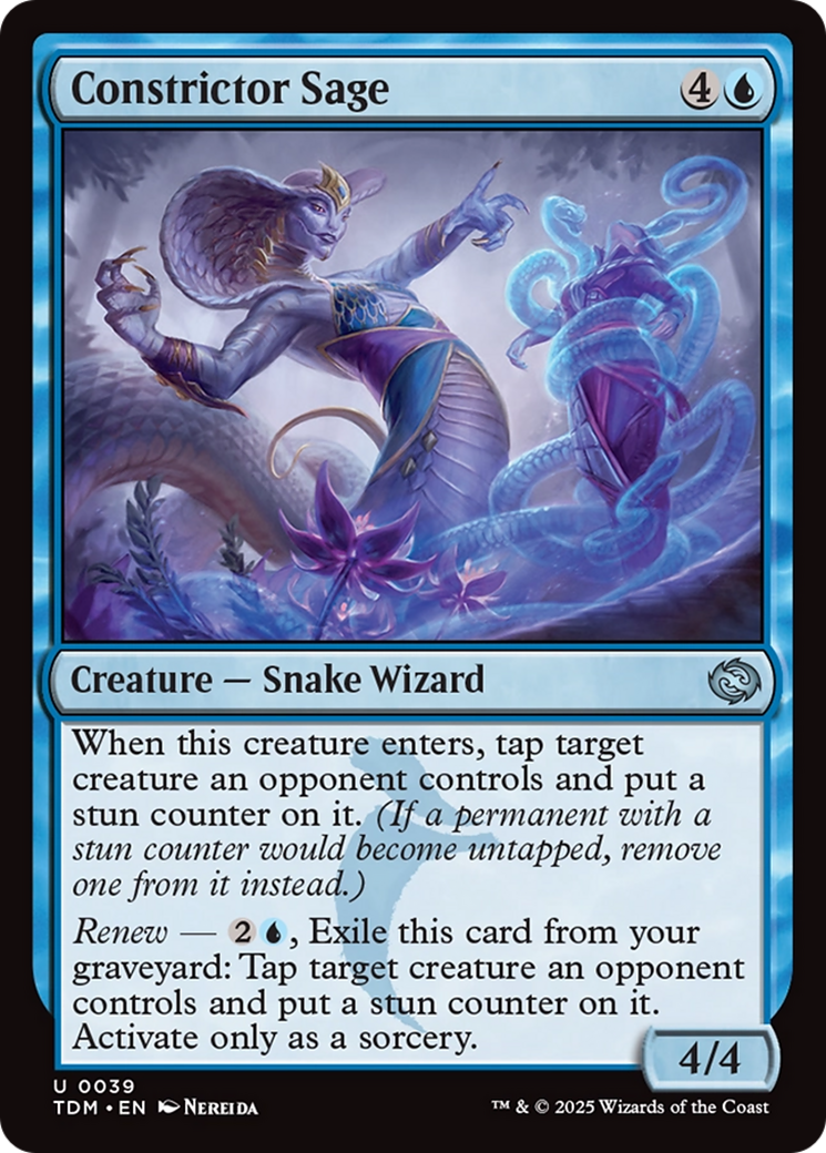 Constrictor Sage [Tarkir: Dragonstorm] | Jack's On Queen
