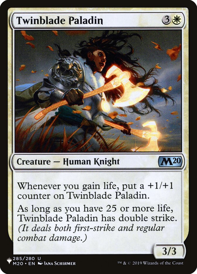 Twinblade Paladin [The List] | Jack's On Queen