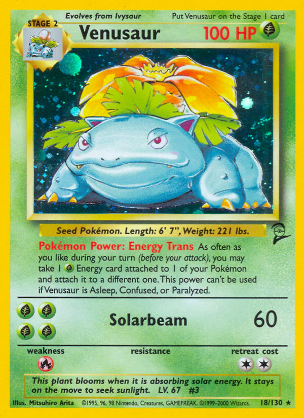 Venusaur (18/130) [Base Set 2] | Jack's On Queen