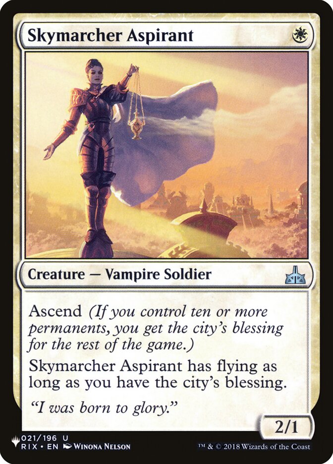 Skymarcher Aspirant [The List] | Jack's On Queen