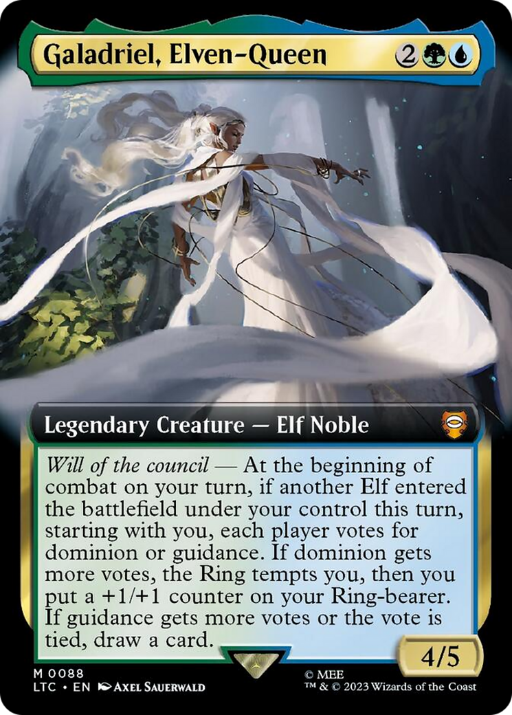 Galadriel, Elven-Queen (Extended Art) [The Lord of the Rings: Tales of Middle-Earth Commander] | Jack's On Queen