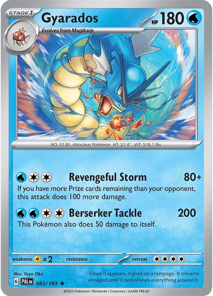 Gyarados (043/193) [Scarlet & Violet: Paldea Evolved] | Jack's On Queen