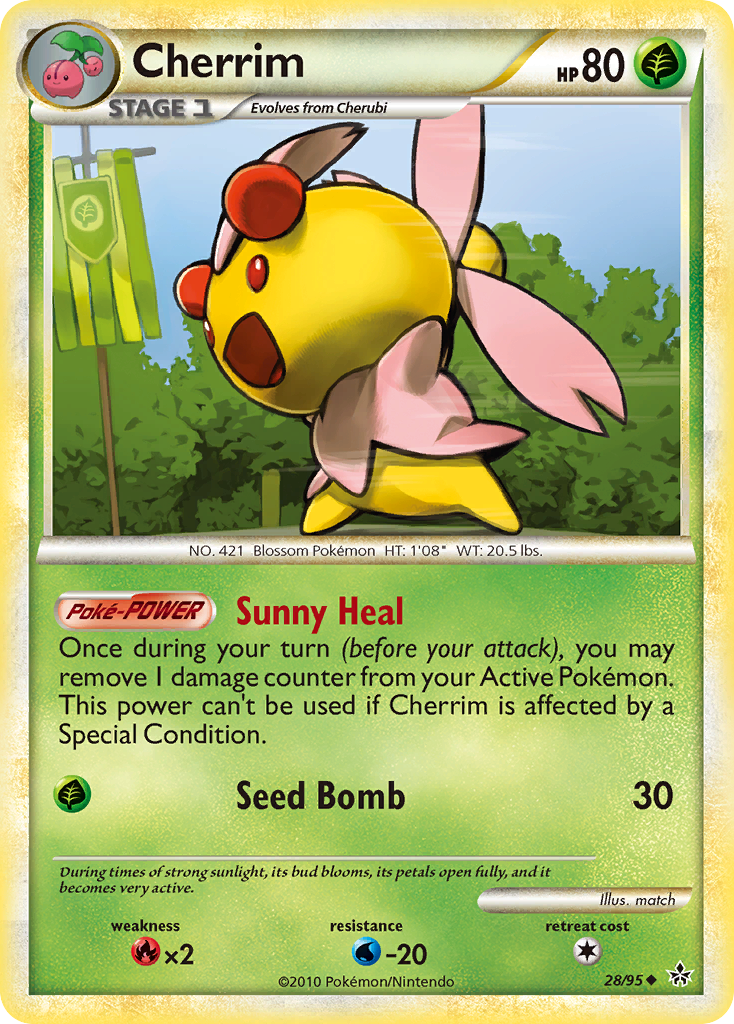 Cherrim (28/95) [HeartGold & SoulSilver: Unleashed] | Jack's On Queen