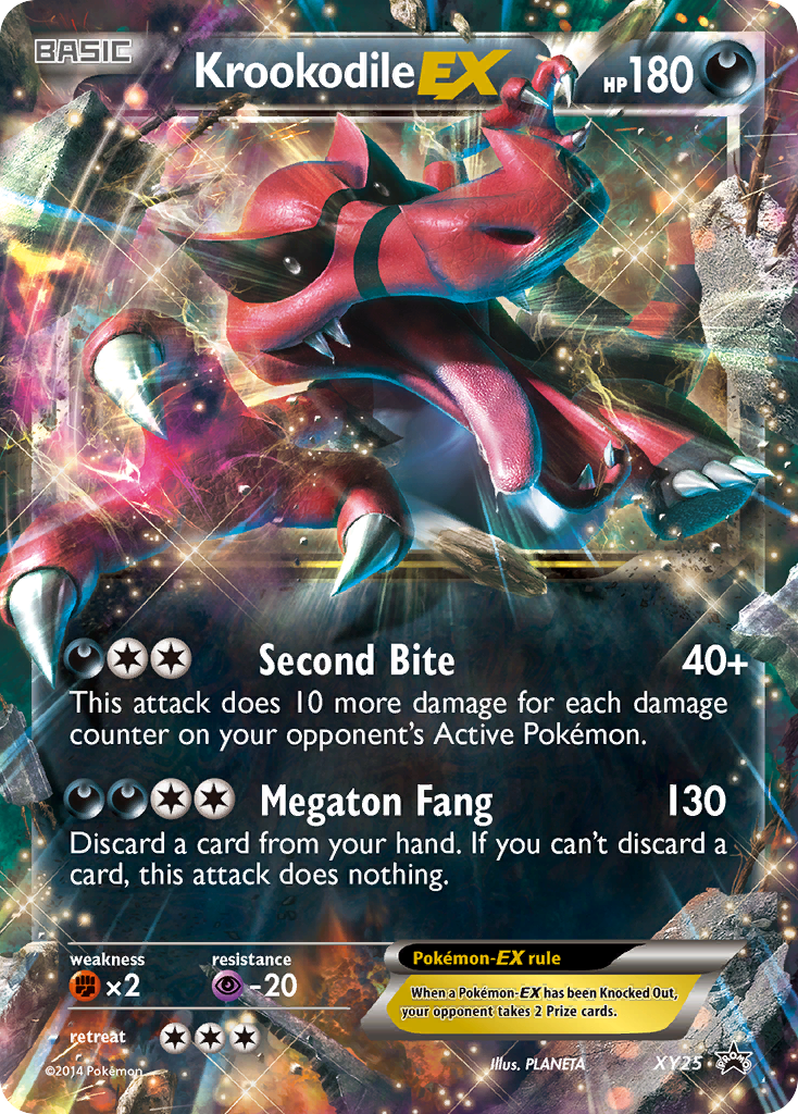 Krookodile EX (XY25) [XY: Black Star Promos] | Jack's On Queen