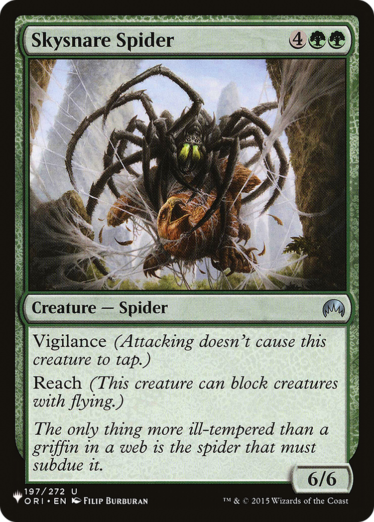 Skysnare Spider [The List Reprints] | Jack's On Queen