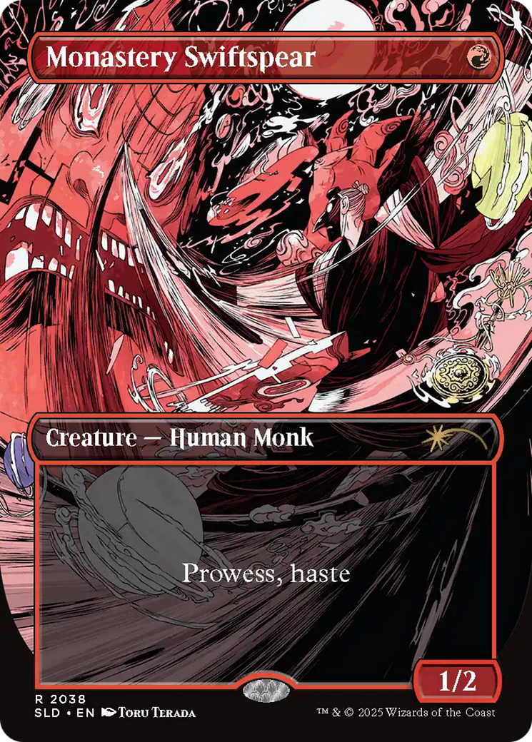 Monastery Swiftspear (2038) (Rainbow Foil) [Secret Lair Drop Series] | Jack's On Queen