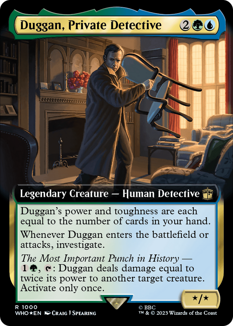 Duggan, Private Detective (Extended Art) (Surge Foil) [Doctor Who] | Jack's On Queen