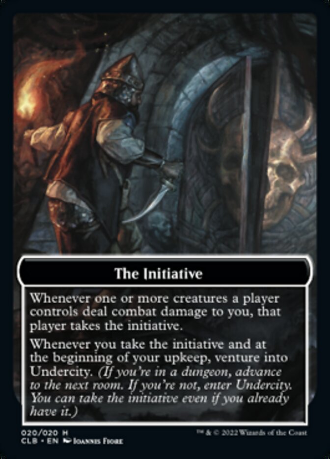 The Initiative // Undercity Double-Sided Token [Commander Legends: Battle for Baldur's Gate Tokens] | Jack's On Queen