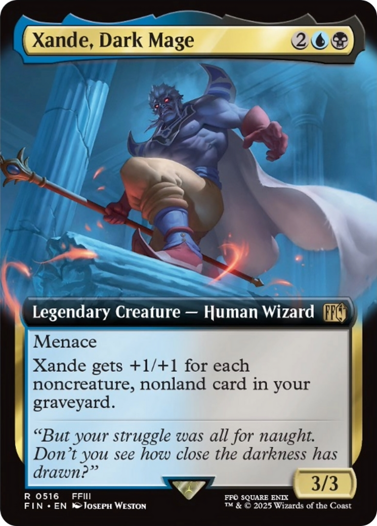 Xande, Dark Mage (Extended Art) [FINAL FANTASY] | Jack's On Queen