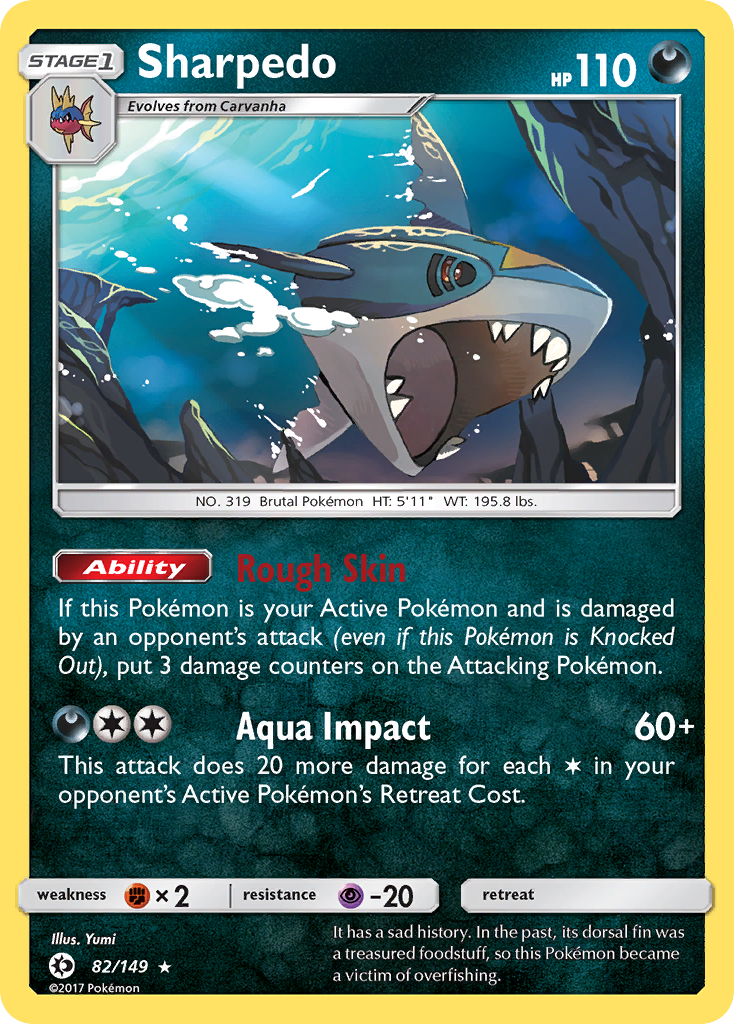 Sharpedo (82/149) [Sun & Moon: Base Set] | Jack's On Queen