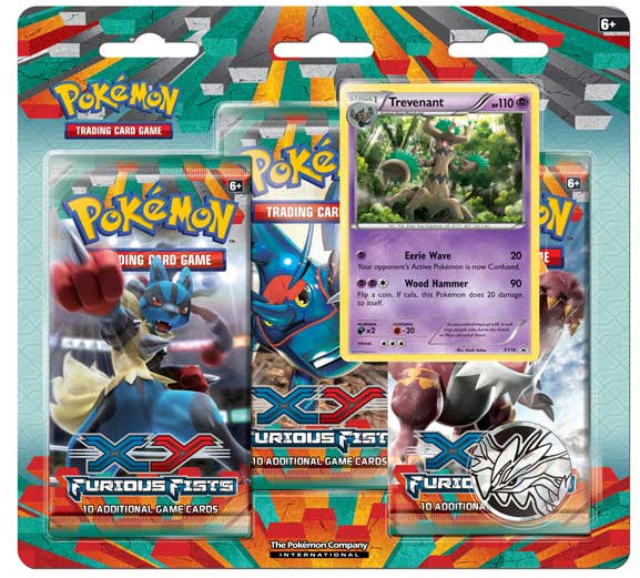 XY: Furious Fists - 3-Pack Blister (Trevenant) | Jack's On Queen