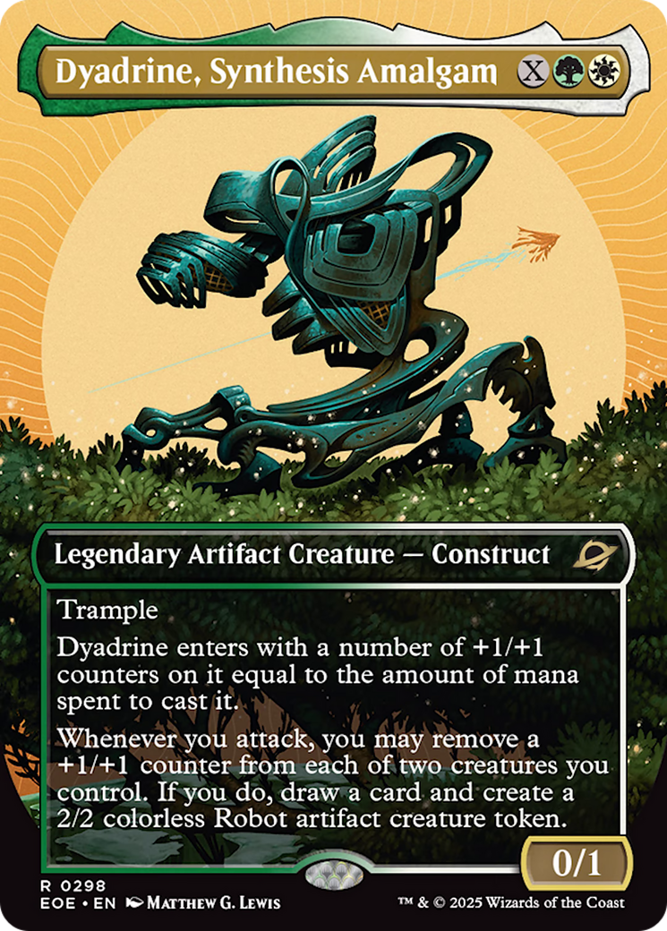 Dyadrine, Synthesis Amalgam (Borderless) [Edge of Eternities] | Jack's On Queen