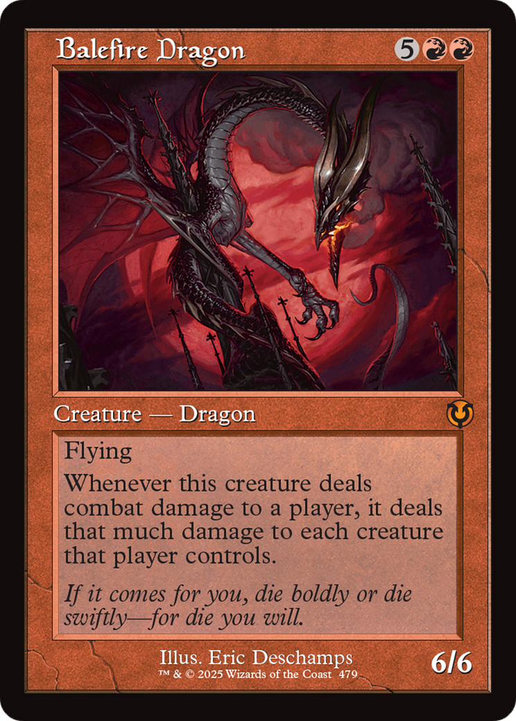 Balefire Dragon (Retro Frame) [Innistrad Remastered] | Jack's On Queen