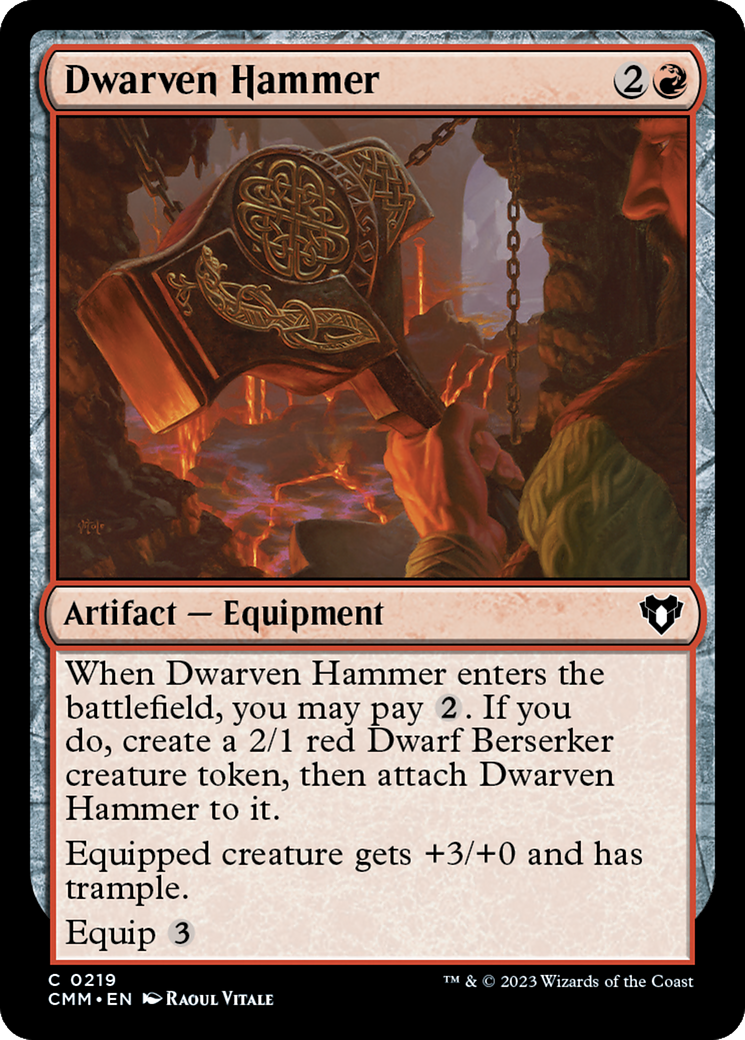 Dwarven Hammer [Commander Masters] | Jack's On Queen