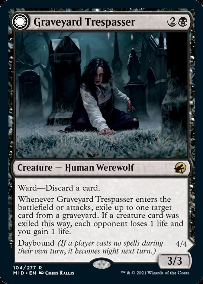 Graveyard Trespasser // Graveyard Glutton [Innistrad: Midnight Hunt] | Jack's On Queen