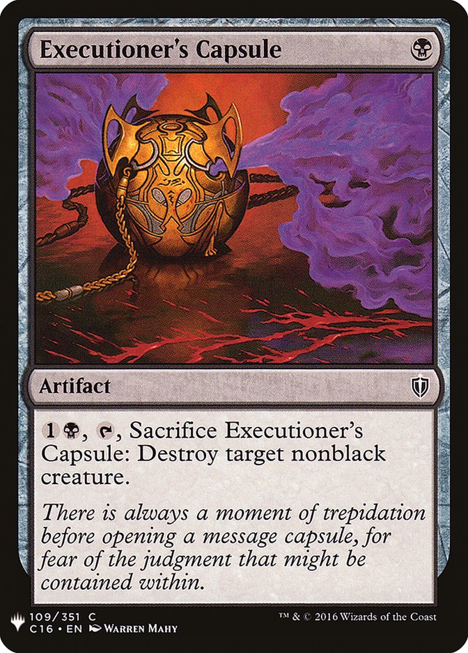Executioner's Capsule [Mystery Booster] | Jack's On Queen