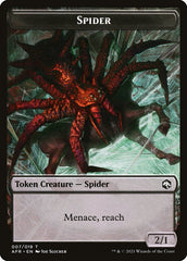 Spider // Icingdeath, Frost Tongue Double-Sided Token [Dungeons & Dragons: Adventures in the Forgotten Realms Tokens] | Jack's On Queen