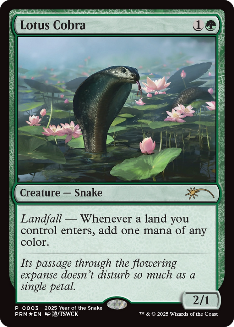 Lotus Cobra (Year of the Snake 2025) [Standard Showdown Promos] | Jack's On Queen