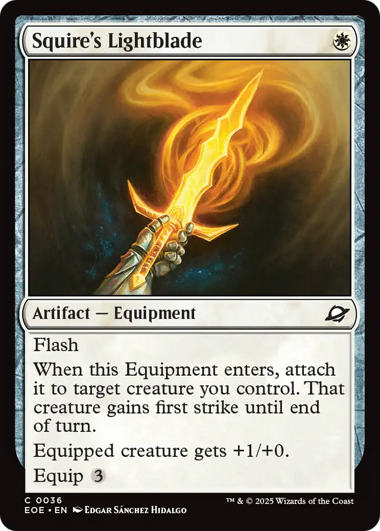 Squire's Lightblade [Edge of Eternities] | Jack's On Queen
